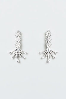 White Finish Zircon Necklace Set