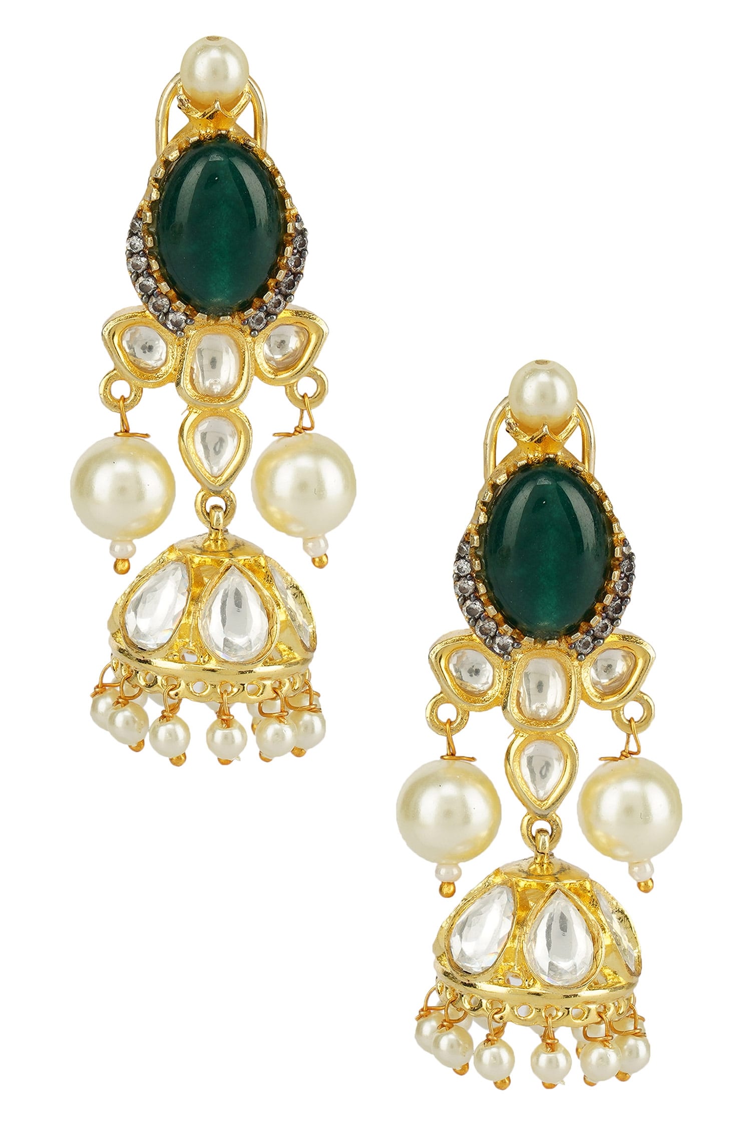 Kundan Polki Necklace Set 