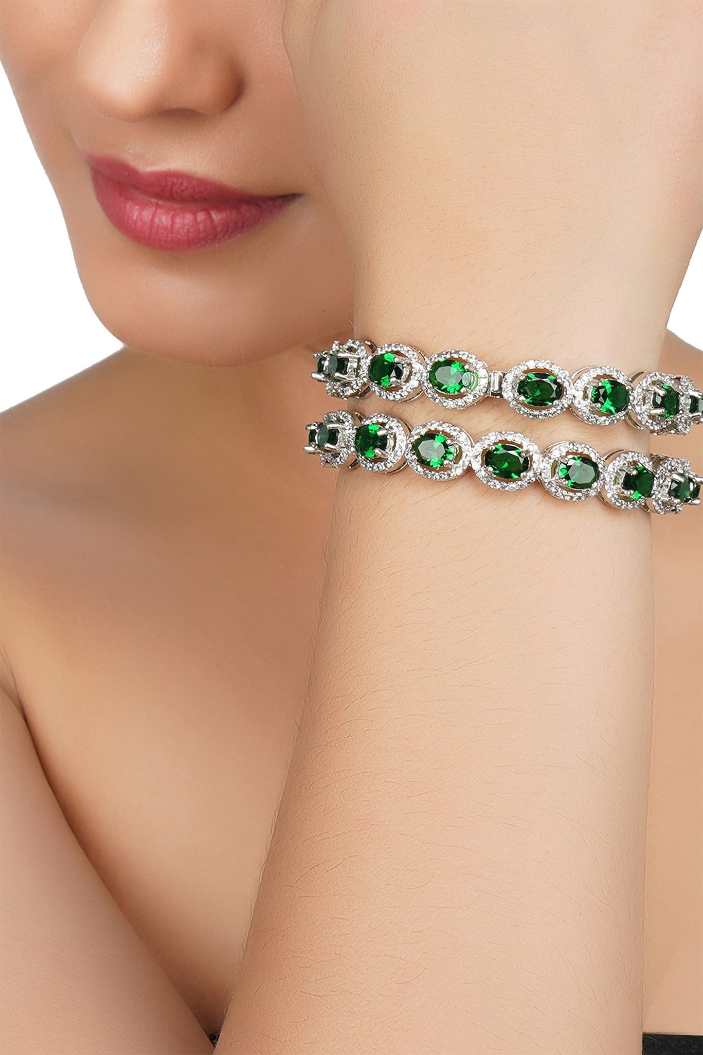 Stone Studded Bracelet - Single Pc 