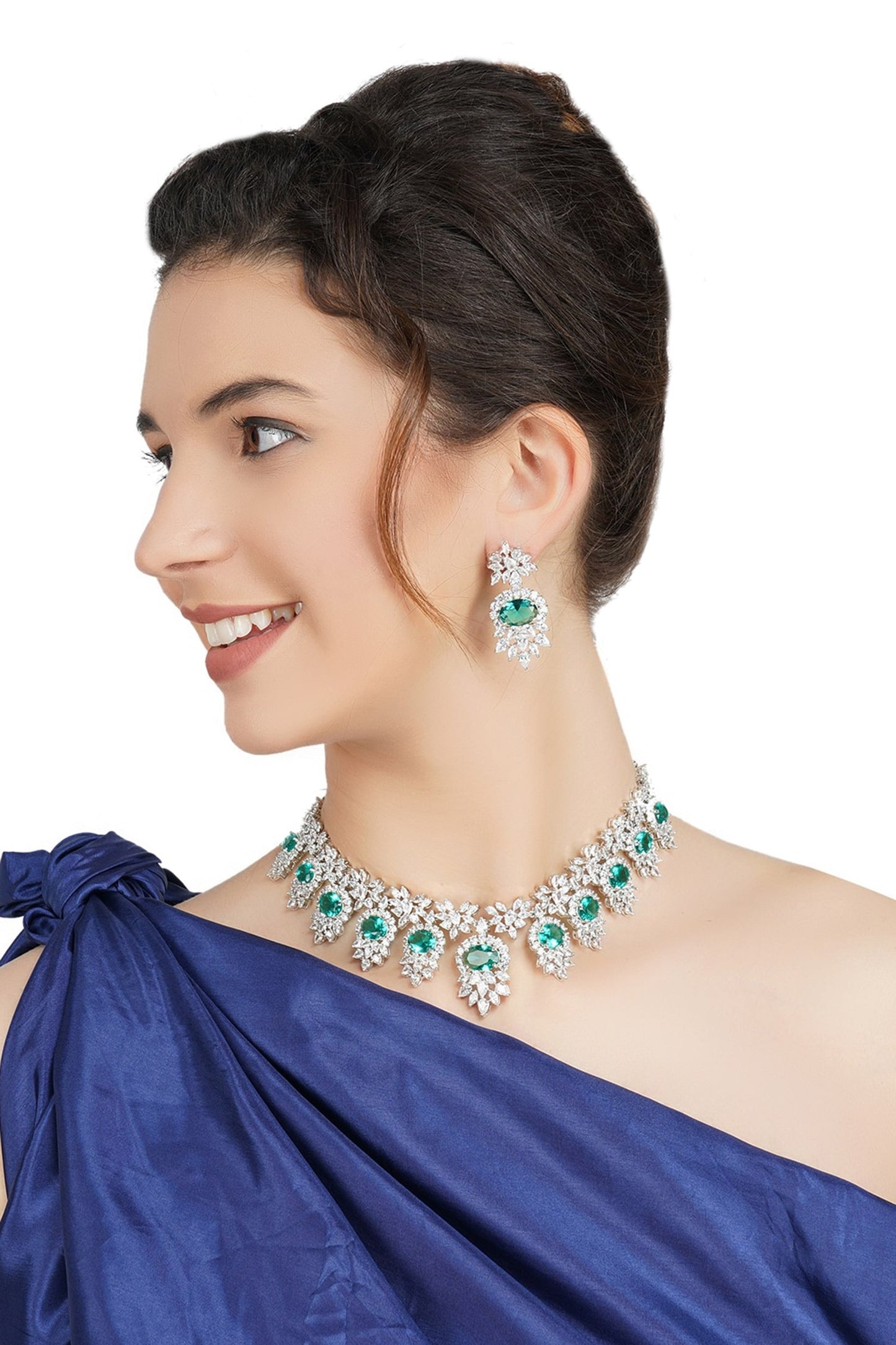 Stone Studded Necklace Set 