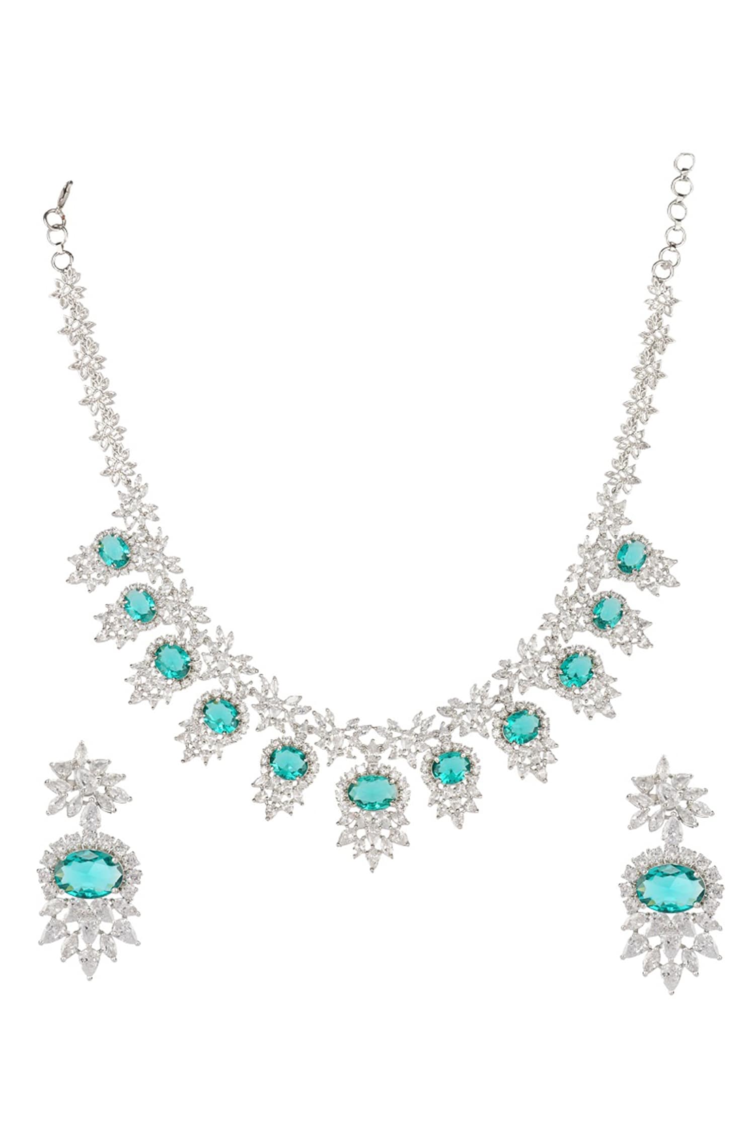 Stone Studded Necklace Set 