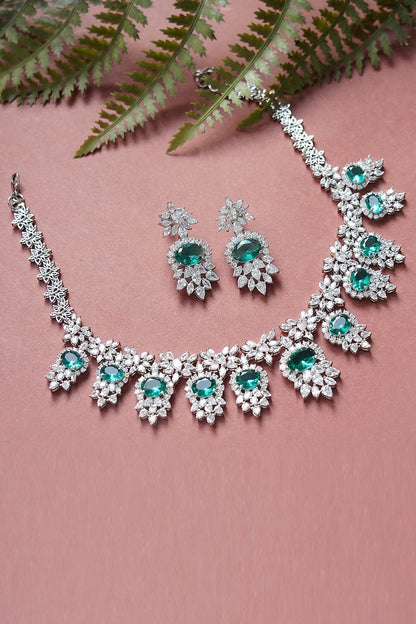 Stone Studded Necklace Set 