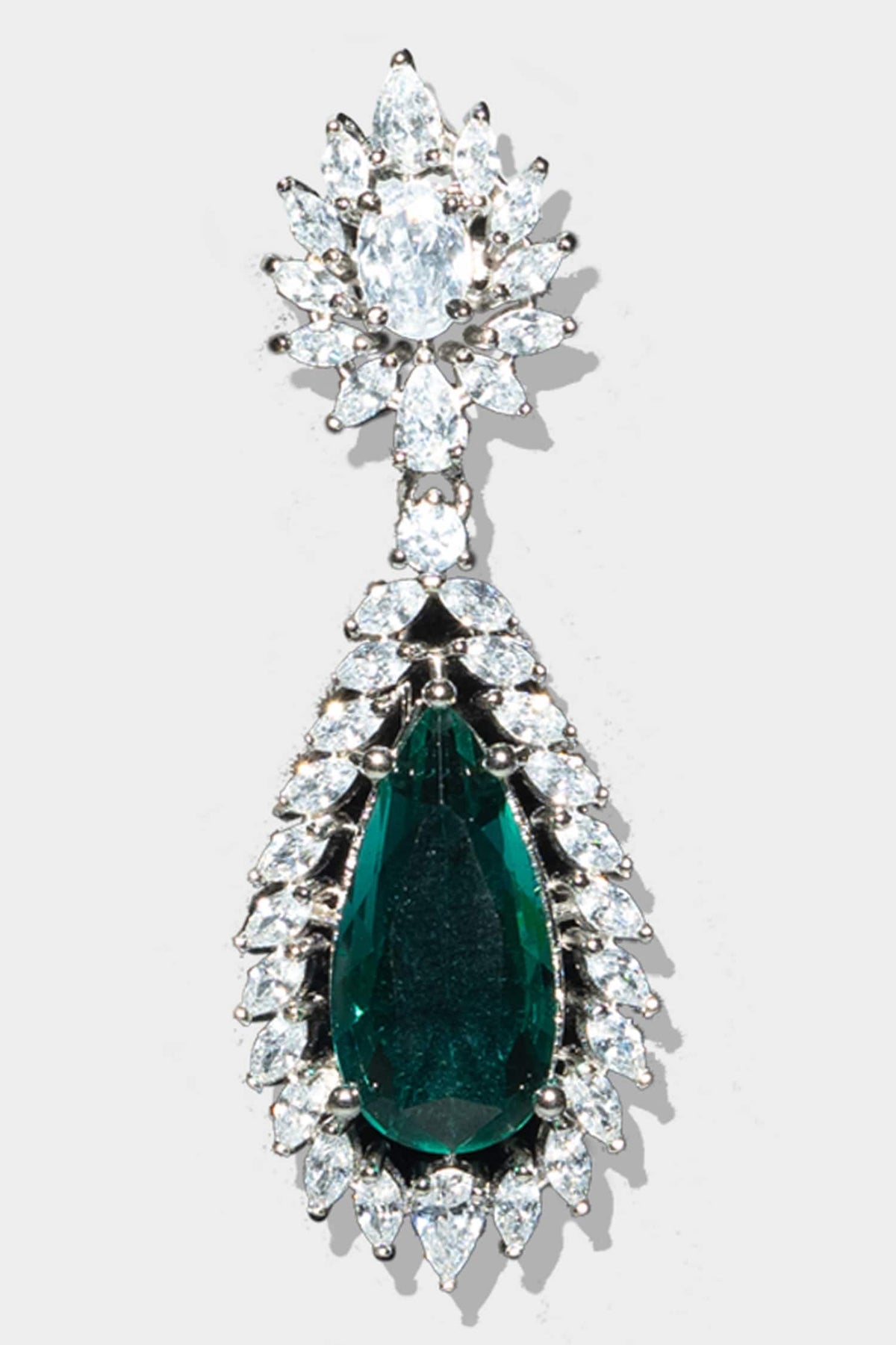 Zircon Embellished Earrings 