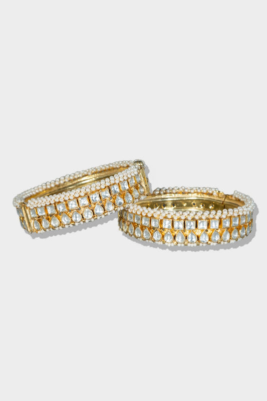 Kundan Bangles Set of 2 