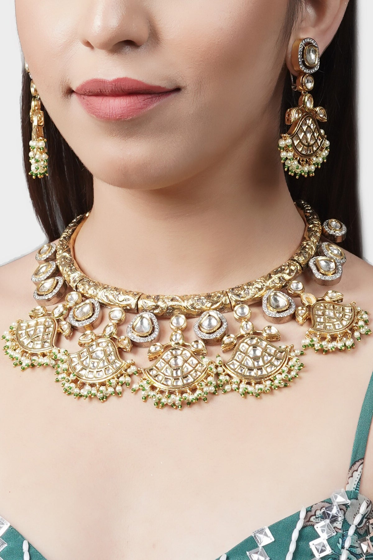Kundan Necklace Set 