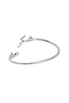 Silver Finish Sabr & Shukr Bangle
