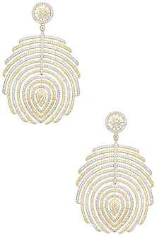 Gold Plated American Diamonds Earrings