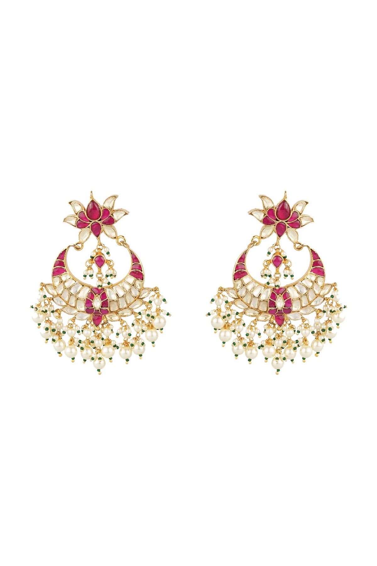 Gold Plated Red Onyx Necklace Set