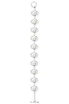 Antique Silver Finish "Om" Bracelet