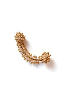 Gold Plated Beads & Pearl Ring