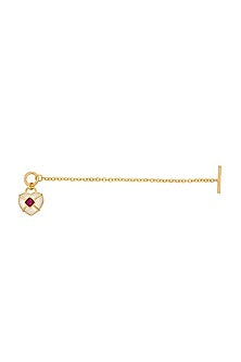 Gold Plated Pink Hydro Stone Bracelet