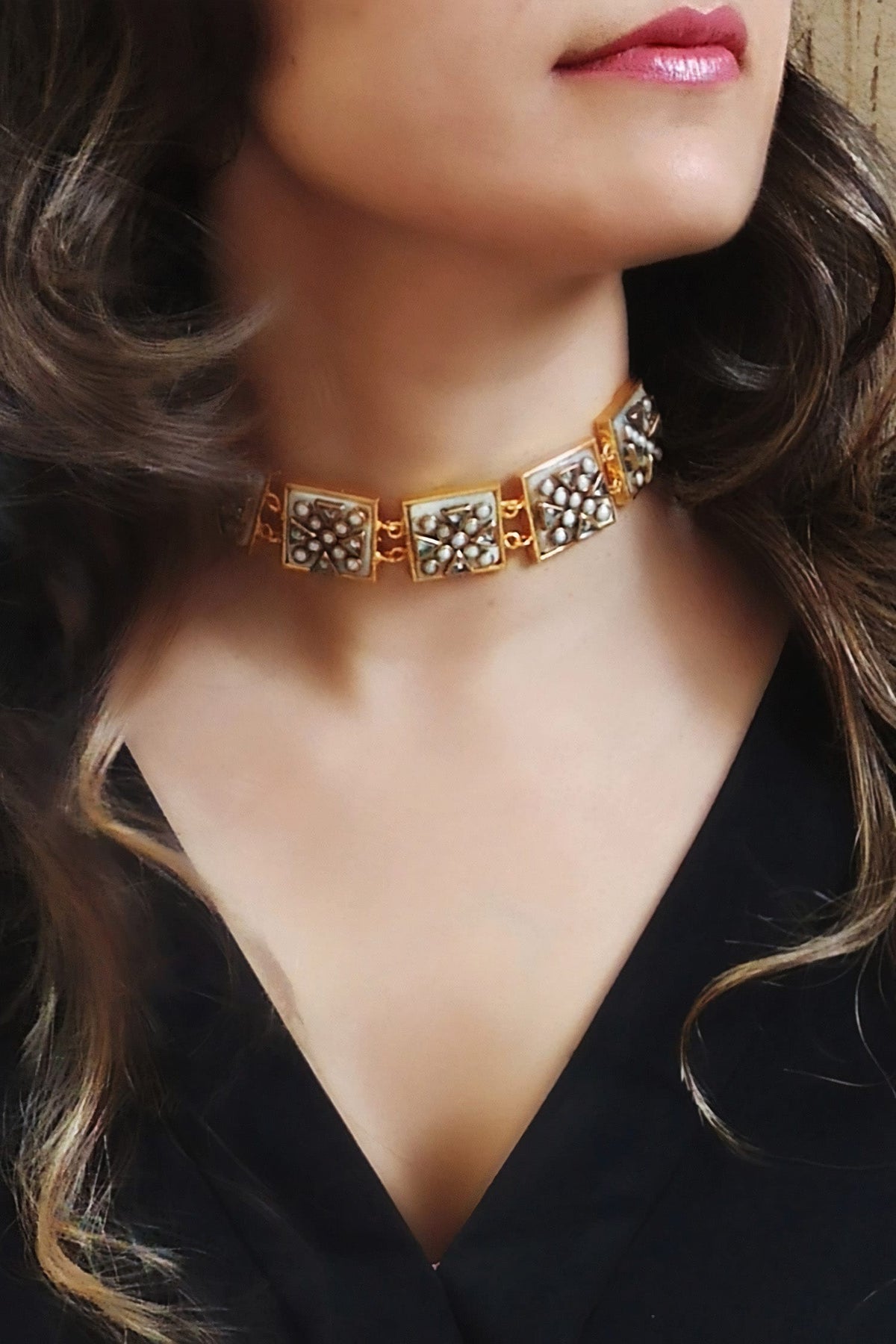 Kundan Choker Necklace 