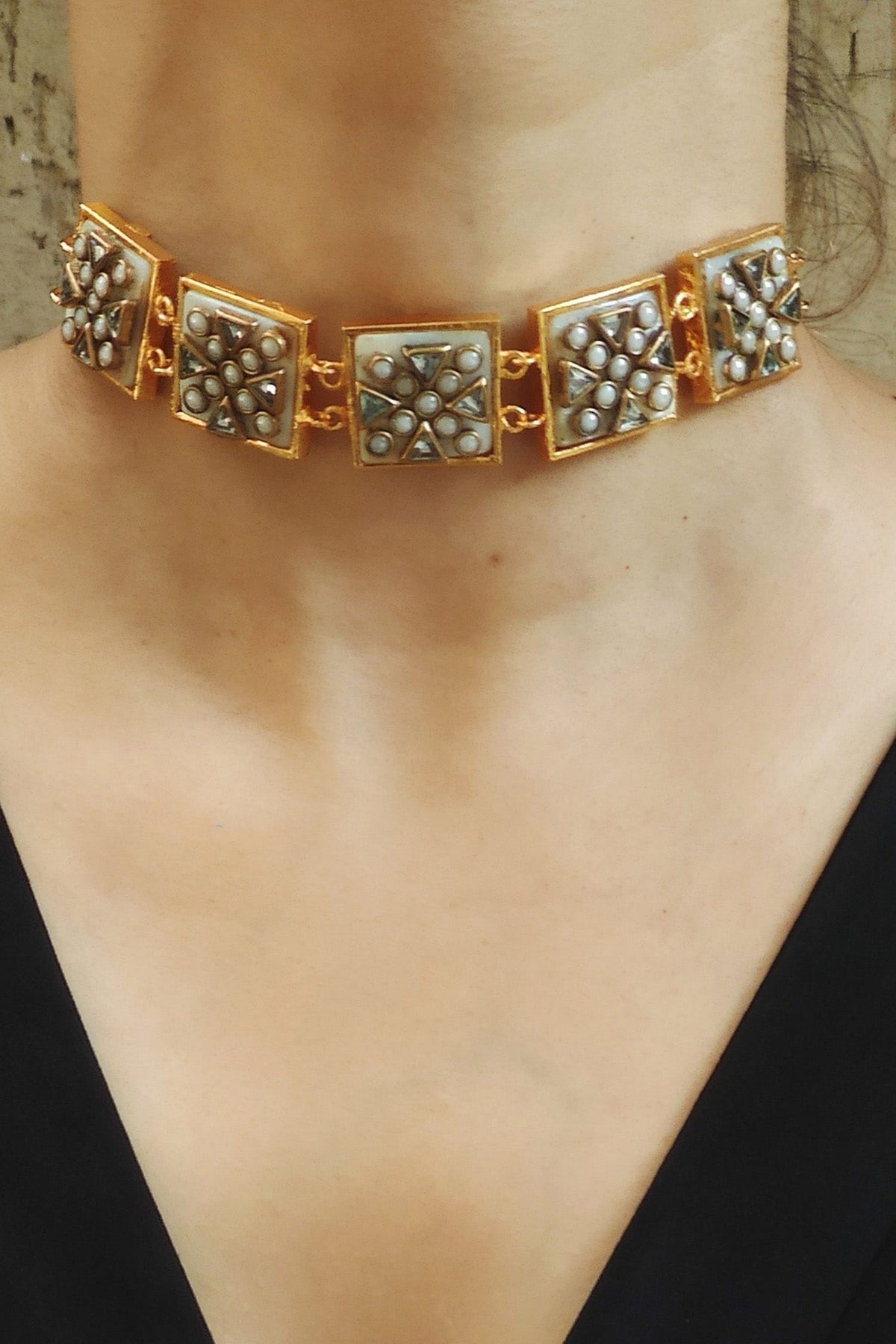 Kundan Choker Necklace 