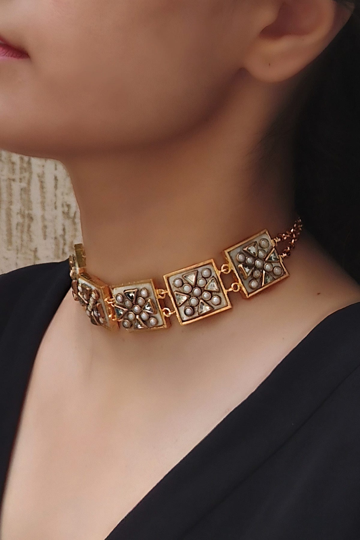 Kundan Choker Necklace 