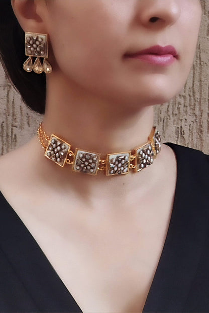 Kundan Choker Necklace 
