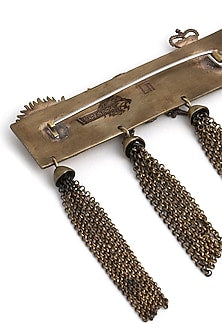 Antique Gold Finish Alexander Brooch
