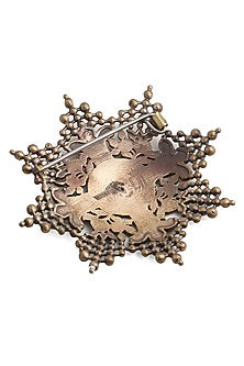 Antique Gold Finish Richard Brooch