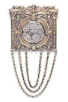 Antique Gold Finish Wallace Brooch