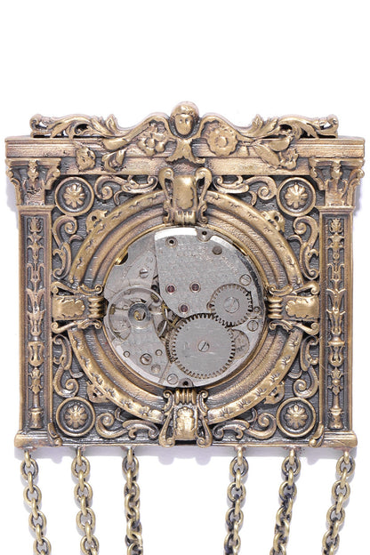 Antique Gold Finish Wallace Brooch