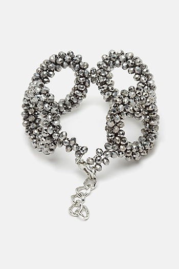 Silver Beaded Bracelet