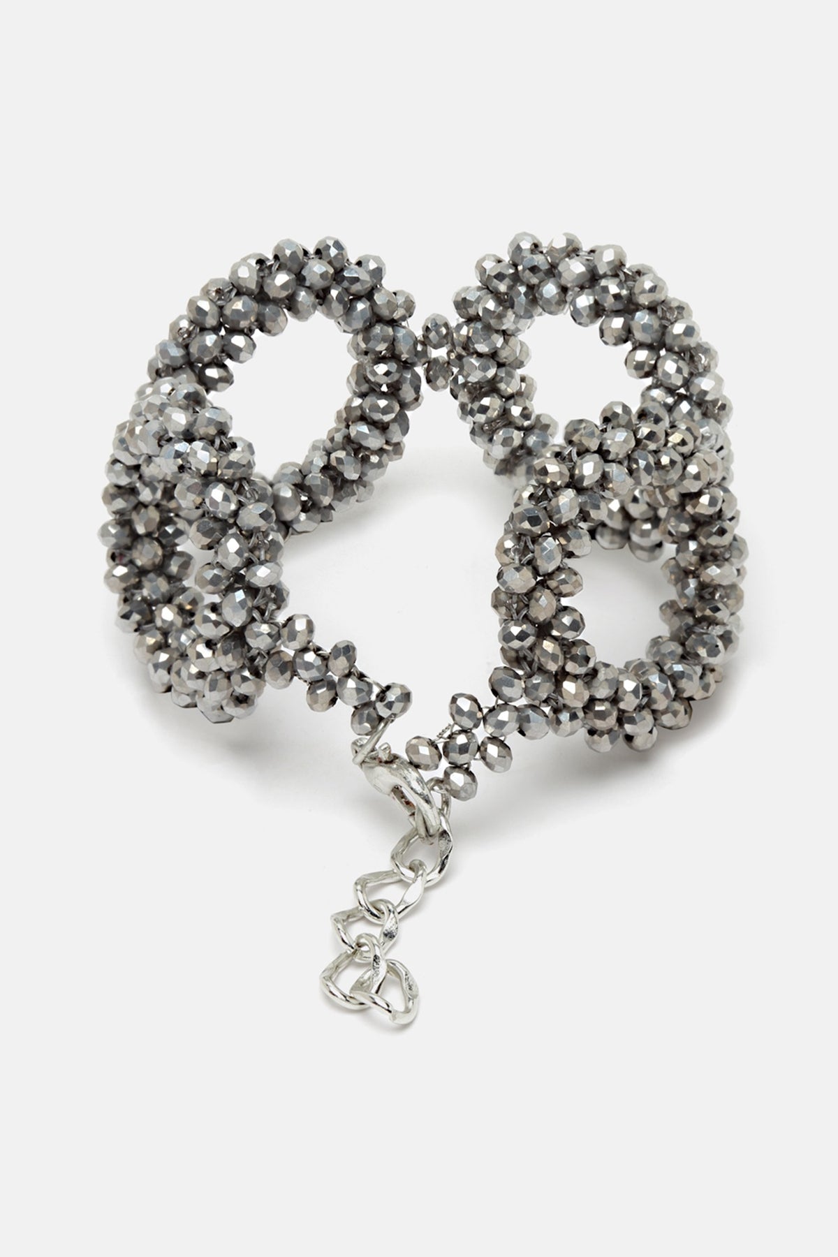 Silver Beaded Bracelet