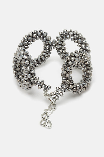 Silver Beaded Bracelet