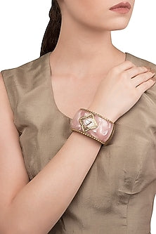 Baby Pink Ellipsis Bangle