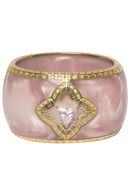Baby Pink Ellipsis Bangle