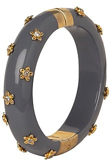 Grey Confetti Bangle