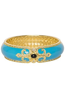 Turquoise Blue Vintage Detailed Bangle