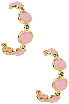Pink Frida Hoop Earrings