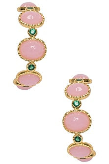 Pink Frida Hoop Earrings