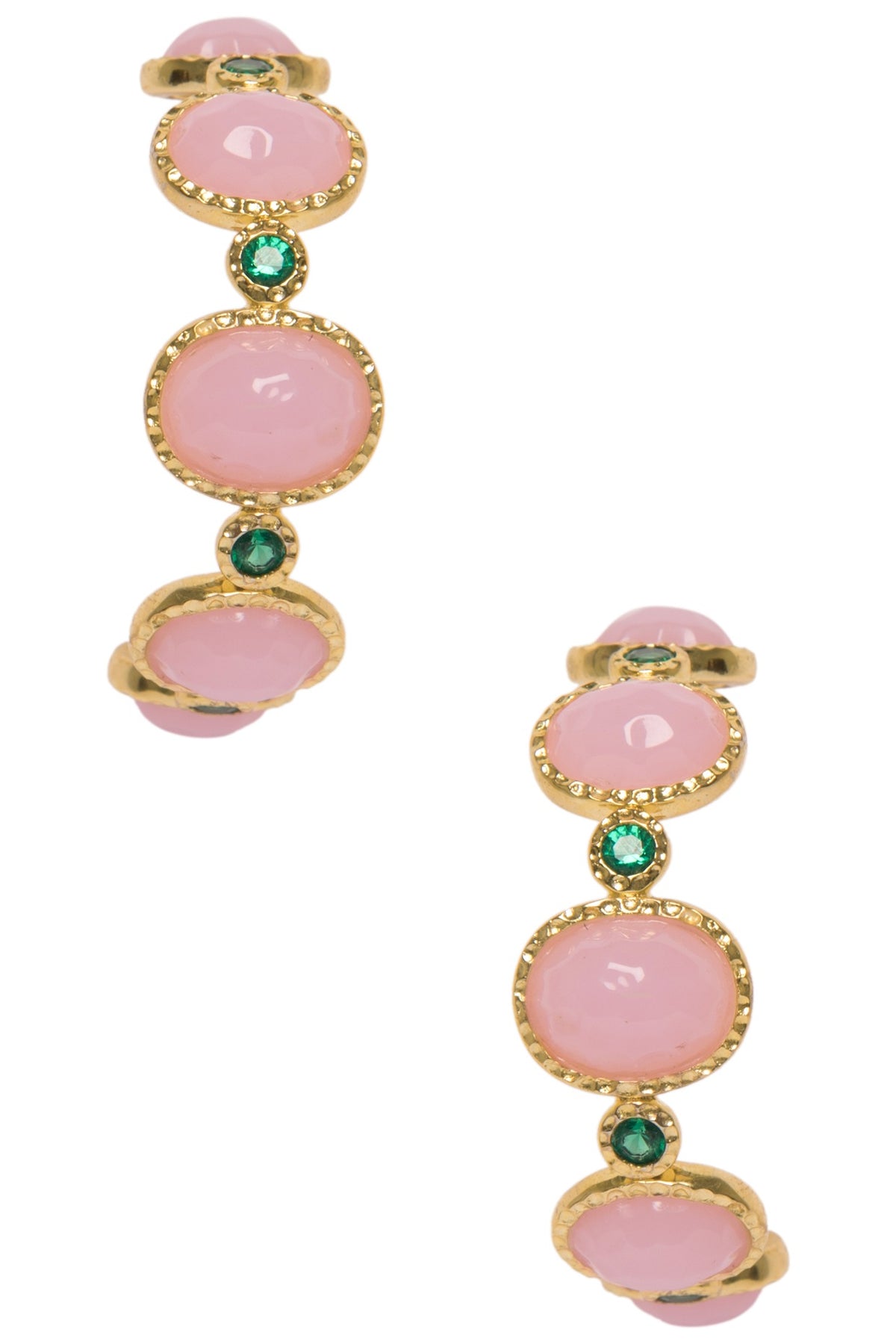 Pink Frida Hoop Earrings