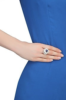 White Resin Pantheon Ring