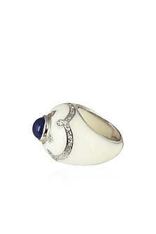White Resin Pantheon Ring