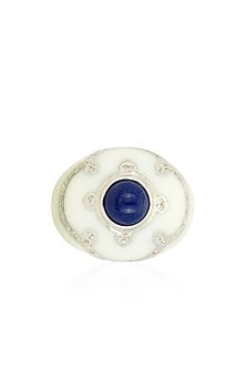 White Resin Pantheon Ring