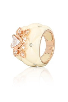 Rose Gold plated twinkle star ring