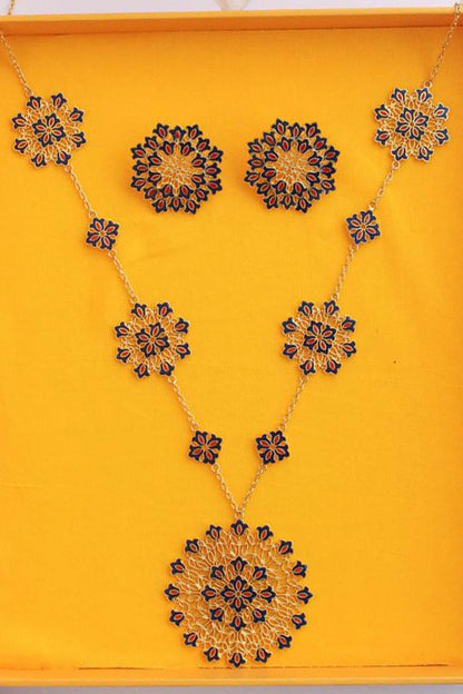 Floral Jewellery Set Gift Box 