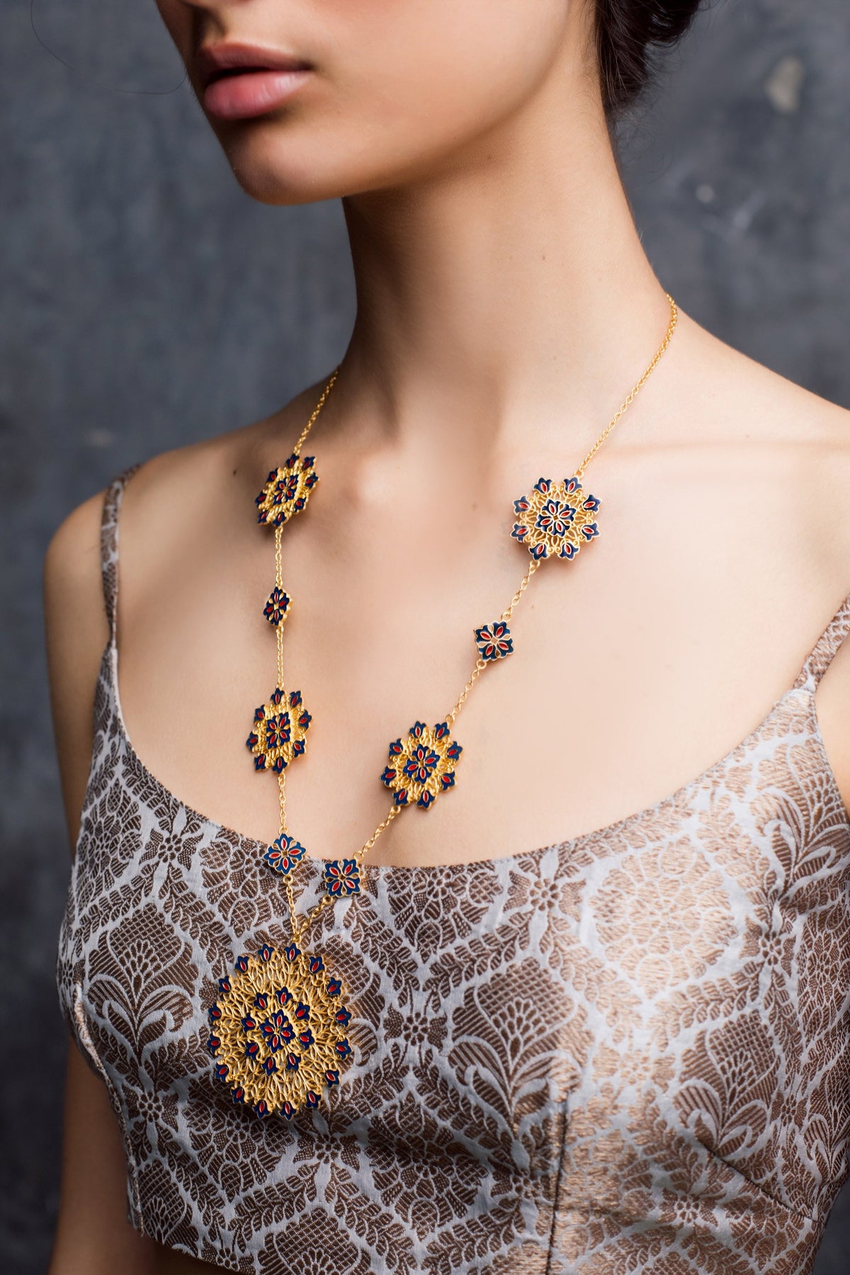 Floral Jewellery Set Gift Box 
