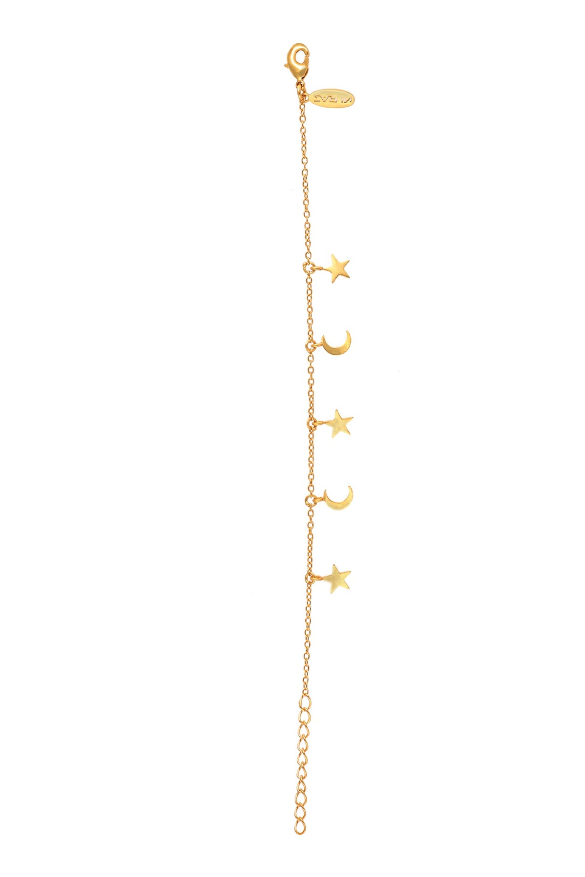 Gold Plated Bracelet With Earrings In Gift Box