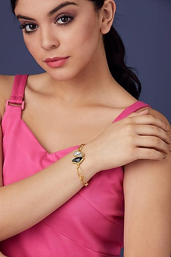 Gold Plated Swarovski Bracelet
