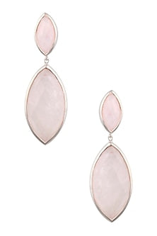 Rose Gold Vermeil Finish Moonstone Earrings
