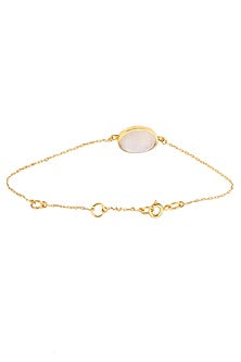 Gold Vermeil Finish Moonstone Bracelet
