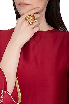 Gold Plated Oversized Ring