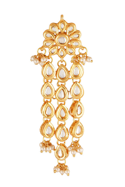 Stone Studded Dangler Earrings 