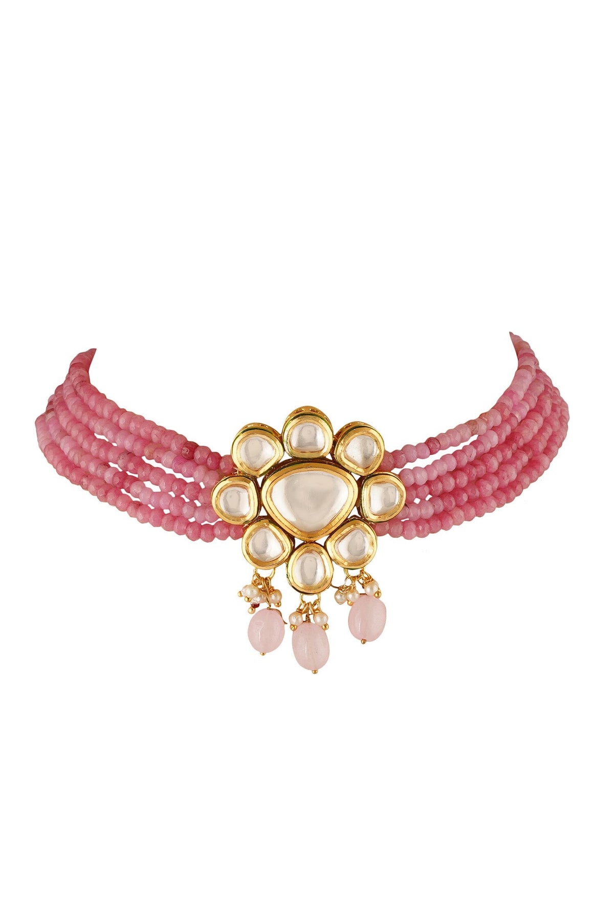 Bead Embellished Necklace Set 