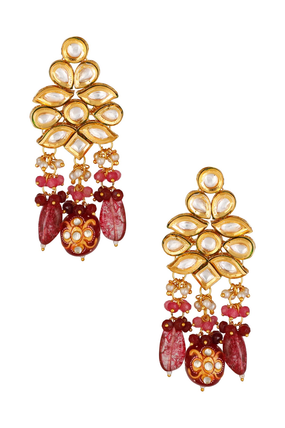 Kundan Bead Drop Choker Set 