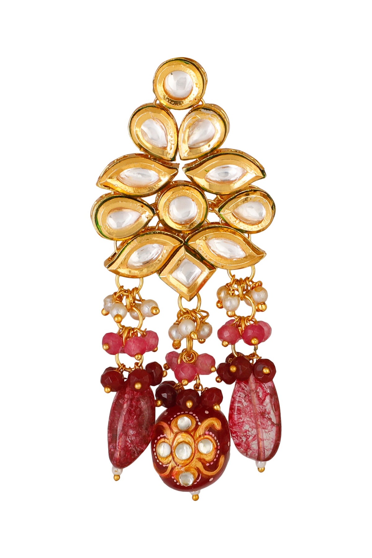 Kundan Bead Drop Choker Set 