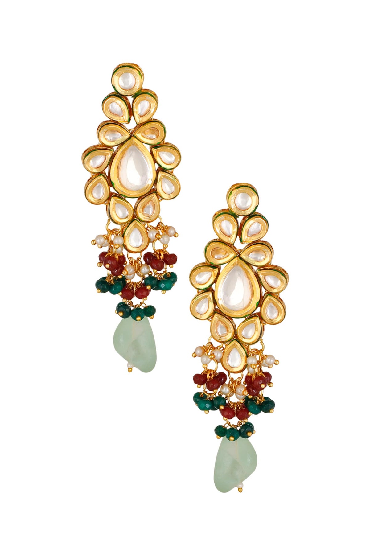 Kundan Bead Drop Choker Set 