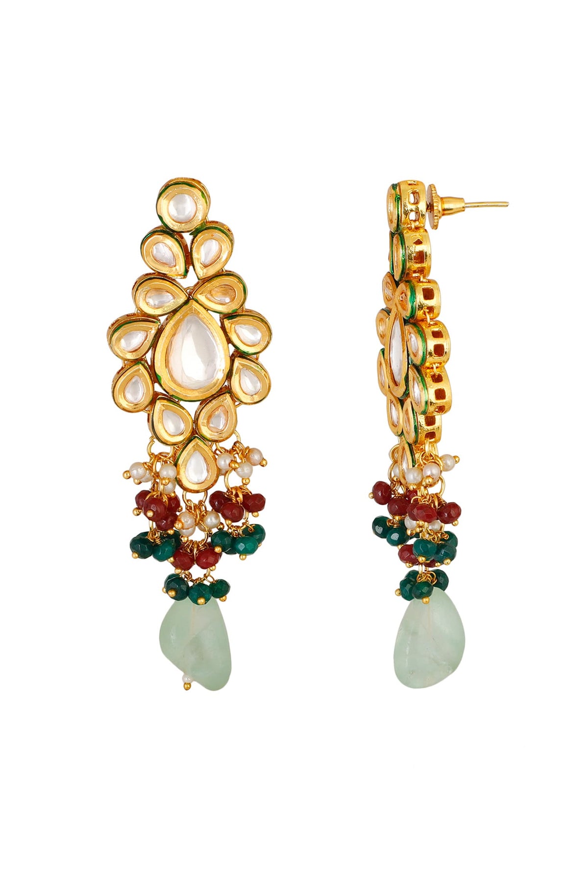 Kundan Bead Drop Choker Set 
